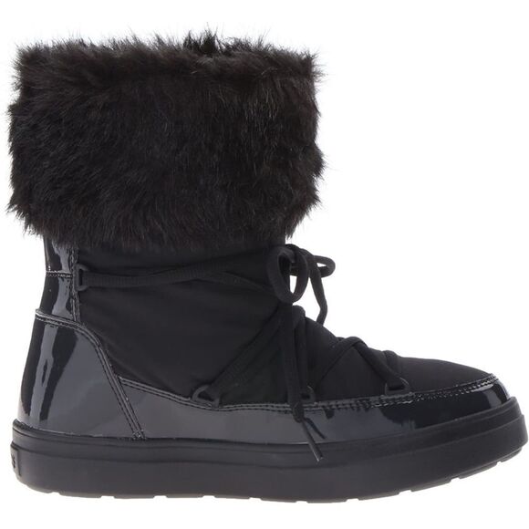 Crocs Lodgepoint Lace Boots In Black - Picture 7 of 8